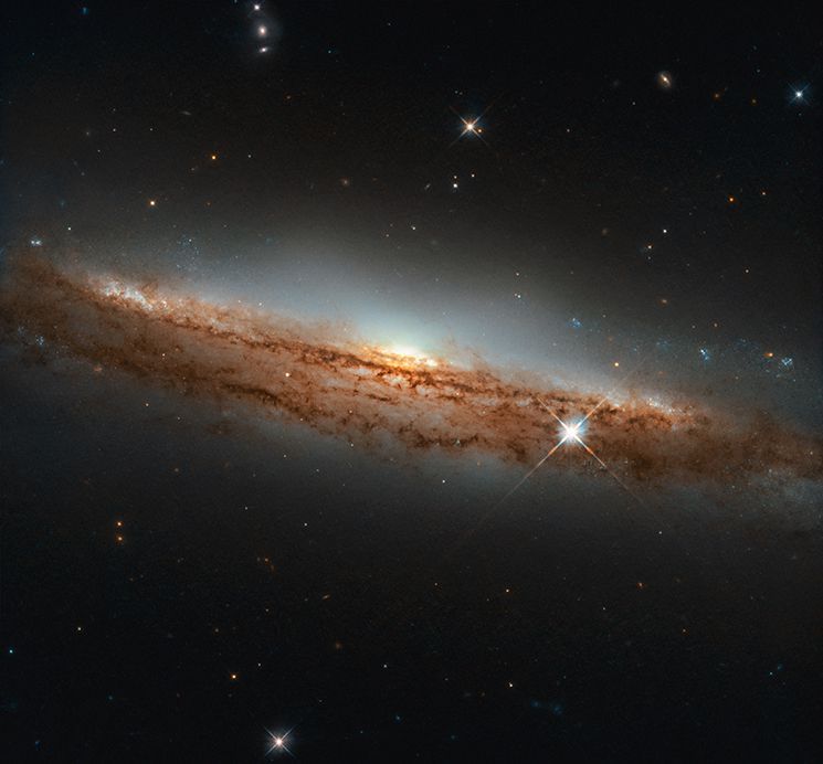 Hubbel Telescope maakt bijzondere foto spiraalstelsel