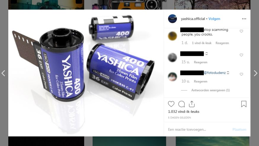 yashica analoog