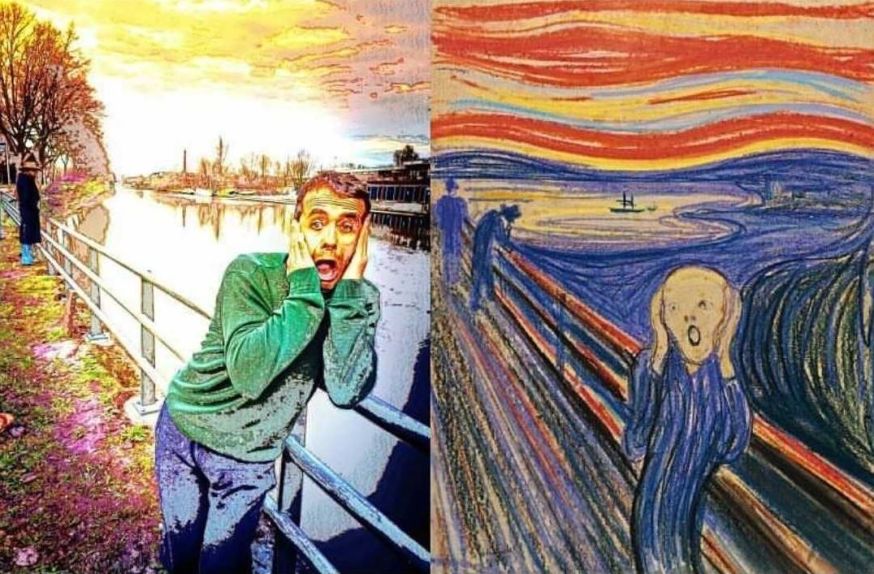 de schreeuw, going mental, Munch