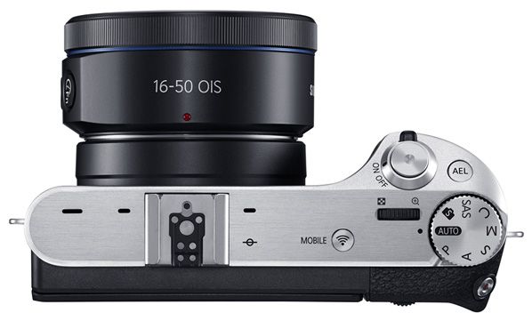Samsung NX500 top