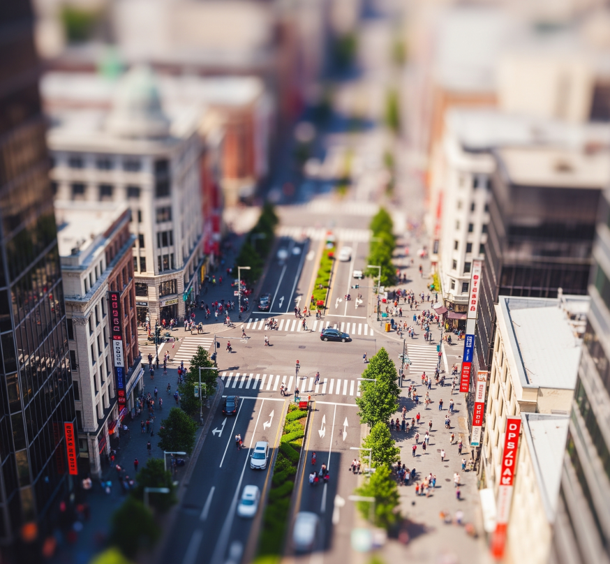 Tilt-shiftfotografie: speel met perspectief en scherpte