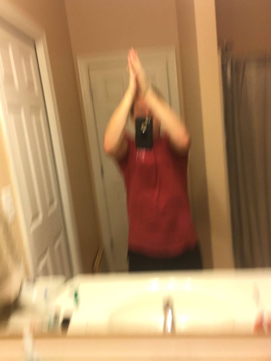 high-five selfie zonder handen