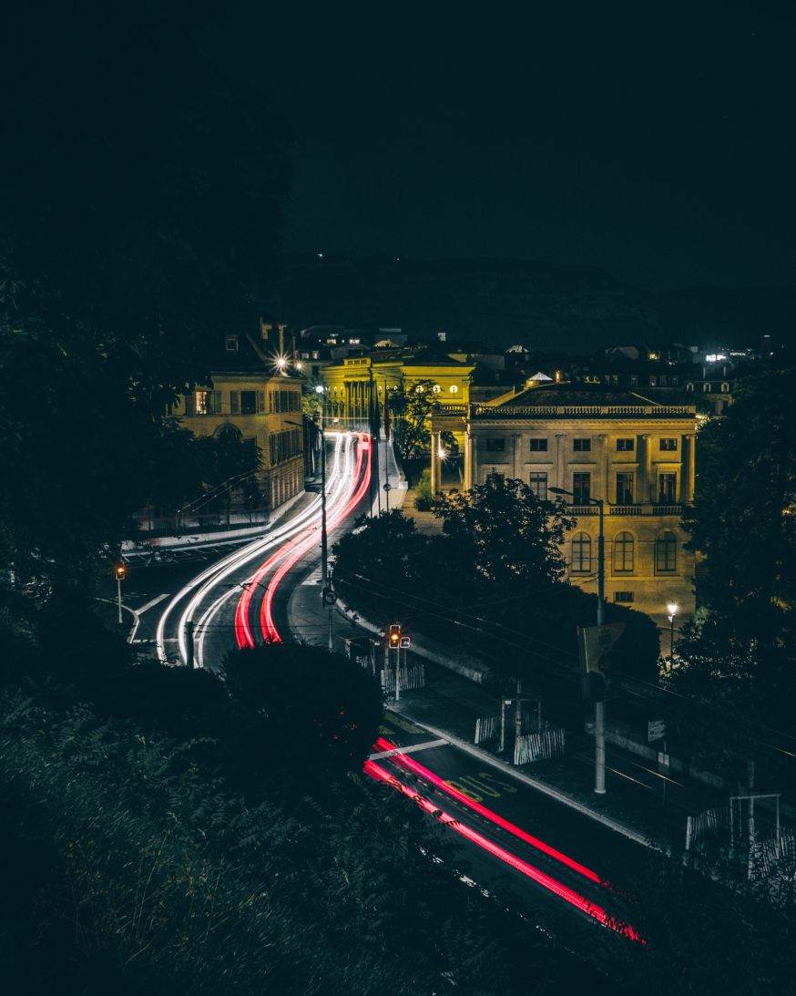 lichtstrepen, lichtsporen, lange sluitertijd, sluitertijd