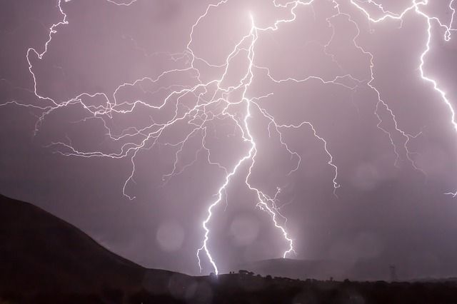 bliksem, onweer, weer