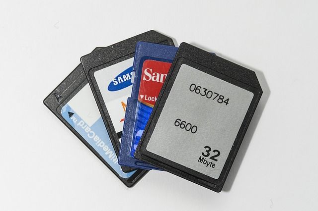 geheugenkaarten, SD kaart
