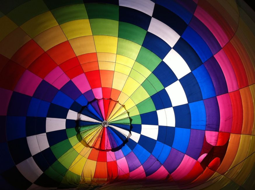 Kleur, luchtballon Kleur, luchtballon