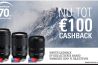 Tamron Winter Cashback is verlengd tot eind februari!